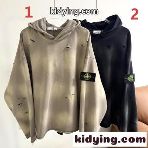 パーカー オーバーサイズ ダメージ加工 STONE ISLAND ストーンアイランド スーパーコピー ストリートkidying26eSL1Tv