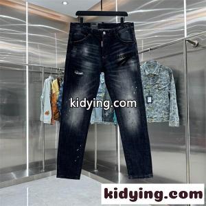 Dsquared2 コピー ディースクエアード コピー コピー デニムパンツ メンズ ス ユーズド加工 テーパード 美脚kidying26aGPfKD