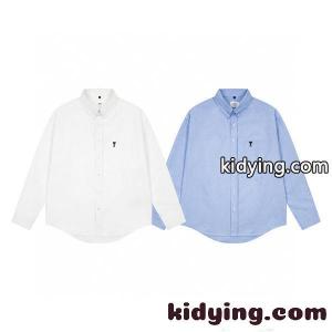 AMI PARIS アミ パリス コピートレンド注目 メンズシャツ 爽やかスタイル 定番カジュアルkidying261D8vGn