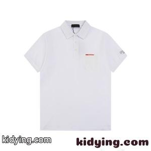 人気急騰 prada ブランド コピー プラダ ブランド コピー コピー 半袖ポロシャツ メンズ ビジネス カジュアルkidying26LvySjC