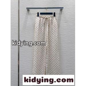 モノグラム ドローストリング ワイドパンツ ルイ・ヴィトン パンツ コピー ベージュkid269HL5Tr