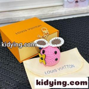 ルイ・ヴィトン キーホルダー 偽物 バッグチャーム･ビー LV クロシェ ピンクkid268zO5rm