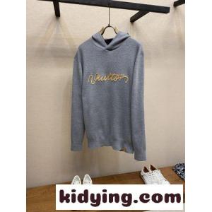 シグネチャー ダブルフェイス ニット フーディ ルイ・ヴィトン パーカー コピーkid26GHb8nu