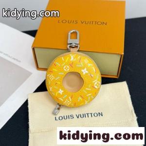 ルイ・ヴィトン キーホルダー 偽物 バッグチャーム･LV ドーナッツ イエローkid26jGfKLv