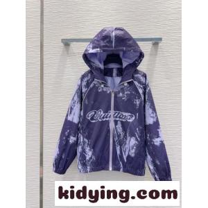 おしゃれ 軽量 フーデッドブルゾン ルイ・ヴィトン ジャケット コピー パープルkid26baeySv