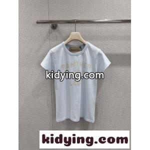 カジュアル プリント コットン 半袖Tシャツ ヴァレンティノ コピー Tシャツ 偽物 ライトブルーkid26PTjG5b