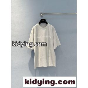 ユニセックス ロゴ 半袖Tシャツ アレキサンダーワング Tシャツ 偽物 グレーkid26SPHnea