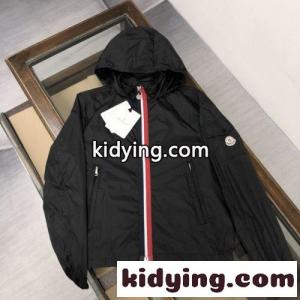 シンプル スタイリッシュ ライトブルゾン モンクレール ブランド コピー ジャケット 偽物 ブラックkid26LTH5Lr