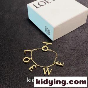 スタイリッシュ loewe ブランド コピーロゴ チャーム ブレスレット ロエベ ブランド コピー 偽物kid26mKjmya