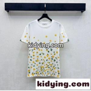春らしい フローラルプリント 半袖Tシャツ クリスチャン・ディオール コピーブランド Tシャツ コピーkid26u8j0jC