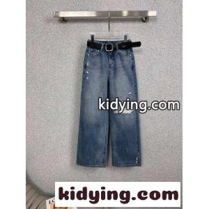 ベルト付き ワイドデニムパンツ プラダ コピー ジーンズ 偽物 レディースkid26mK9bua