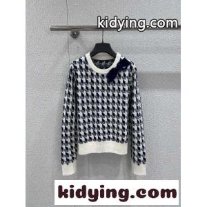 おしゃれ 千鳥格子 クリスチャン・ディオール コピー セーター コピー クルーネックkid26mKTjSn