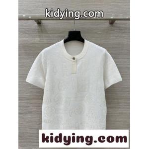 26SS 半袖クルーネックニット エルメス スーパーコピー セーター コピー 合わせやすい ホワイトkid26ayyWnq