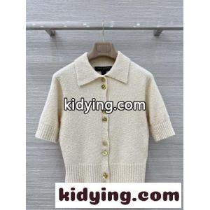 モノグラム ボタン ニットトップ ルイ・ヴィトン ニット コピー ベージュkid26TrCqSr