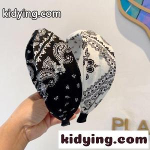 ペイズリー柄 Hロゴ ビジュー カチューシャ エルメス コピー 偽物 ヘアアクセサリーkid26Wz8jKr