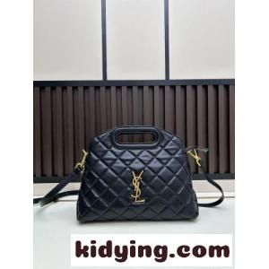 人気 エレガント YSL イヴ・サンローラン コピーブランド バッグ コピー ハンドバッグ ブラックkid26aCy4fy