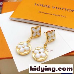 LV モノグラム・フラワー マザーオブパール ドロップピアス ルイ・ヴィトン イヤリング 偽物kid26De8rWr