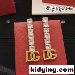 6連クリスタル DGロゴ ピアス ドルチェ&ガッバーナ コピー イヤリング 偽物kid261vOj8z