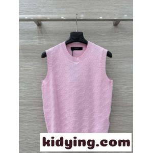 洗練された GG クルーネック ベスト グッチ ブランド コピー ニット コピー ピンクkid26iCG9nu