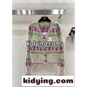 シャネル コピーブランド ニット コピー ノルディック柄 ウール＆カシミヤ Vネック カーディガンkid26vqqy4f