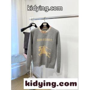 バーバリー ブランド コピー セーター 偽物 EKDロゴ＆ヴィンテージチェック クルーネック プルオーバーkid265veqGn