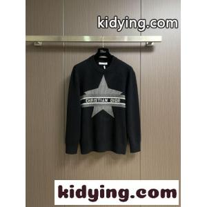 おしゃれ 合わせやすい クルーネック クリスチャン・ディオール コピー セーター コピー ブラックkid26a0LHPf