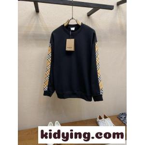 スタイリッシュ コットン スウェットシャツ バーバリー スーパーコピー Tシャツ 偽物 ブラックkid26Gfm8Lj