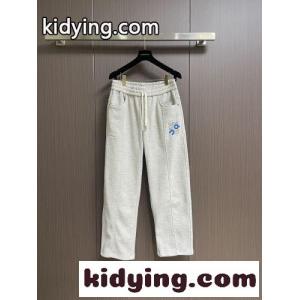 カジュアル スウェットパンツ ロエベ スーパーコピー パンツ 偽物 ロングパンツ ライトグレーkid26LTTjqC