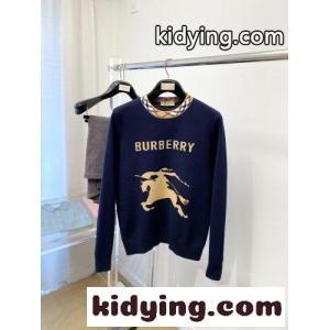 EKDロゴ＆ヴィンテージチェック クルーネック バーバリー コピー セーター 偽物 プルオーバーkid264b4rKr