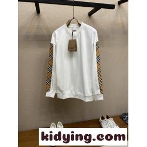 スタイリッシュ コットン スウェットシャツ バーバリー コピー Tシャツ 偽物 ホワイトkid26ieaeuC