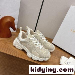 人気 スタイリッシュ クリスチャン・ディオール スーパーコピー dior スーパーコピー Vibe スニーカー スーパーコピー ベージュkid269XnqGn