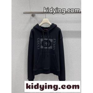 カジュアル 定番 プリント コットン フーディー グッチ コピー パーカー コピー ブラックkid26Pva0Pn
