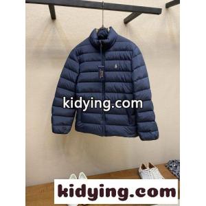 上品 洗練された ダウンブルゾン ラルフローレン ダウンジャケット 偽物 ネイビーkid26WremyC
