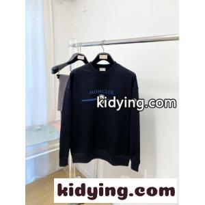 モンクレール ブランド コピー Tシャツ 偽物 コットン カジュアル 定番 スウェットシャツ ブラックkid26PHf4bq