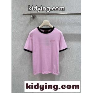スタイリッシュ スクリプトロゴ リンガーTシャツ グッチ スーパーコピー Tシャツ コピー ピンクkid26GjuSby