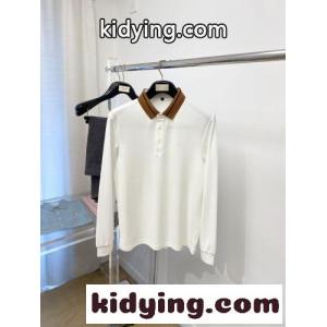 エルメネジルド・ゼニア Tシャツ 偽物 洗練された ロゴ入り 長袖 ポロシャツ ホワイトkid264zG99j