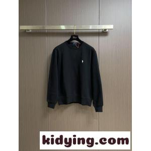 カジュアル コットン 裏起毛 スウェットシャツ ラルフローレン Tシャツ 偽物 ブラックkid26fm8HLf