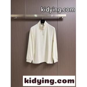 エルメネジルド・ゼニア Tシャツ 偽物 大人 洗練された ハーフジップトップスkid268f4jOj