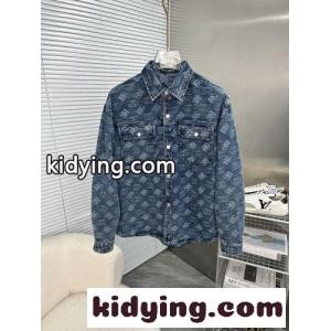 ドルチェ&ガッバーナ スーパーコピー シャツ 偽物 オールオーバー DGロゴプリント デニムシャツkid26TLHXXn