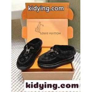 秋冬 大人気 LV SKI コルティナ ミュール ルイ・ヴィトン スーパーコピー ブラックkid26nCayCa