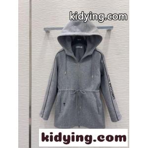 洗練された カジュアル フーデッドジャケット クリスチャン・ディオール ブランド コピー ジャケット 偽物 グレーkid26CCyO9j