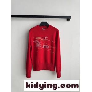 クロスステッチEKD ウールカシミアセーター バーバリー ブランド コピー セーター コピー レッドkid26fy0XfC