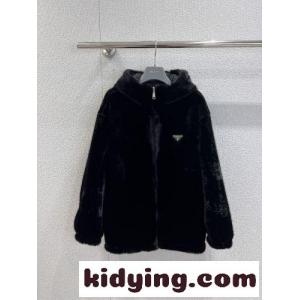 2WAY リバーシブル フード付きジャケット プラダ コピー ジャケット 偽物 ブラックkid26Lra8rq