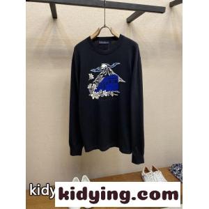 ニット ロングスリーブクルーネック ルイ・ヴィトン セーター コピー ブラックkid26f8vuOz