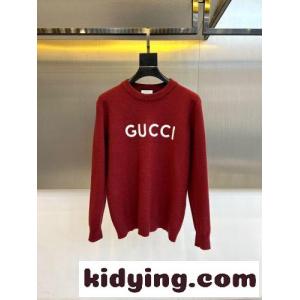 グッチ コピー セーター コピー 洗練された ロゴ入り クルーネック プルオーバー レッドkid26zWPr8b