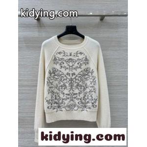 dior コピーesque Butterfly カシミヤ＆ウール ニット クリスチャン・ディオール コピー セーター コピー ベージュkid26D0L9Xj