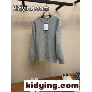 定番 エレガント クルーネック ニット セリーヌ コピー セーター コピー グレーkid2651L9be
