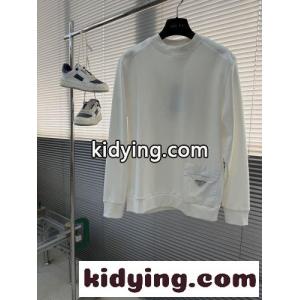 プラダ コピーブランド Tシャツ 偽物 シンプル カジュアル スウェットシャツ ホワイトkid26jyyCOz