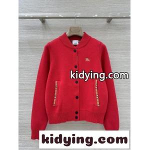 ウール＆カシミヤ ボンバーカーディガン バーバリー ブランド コピー ジャケット コピー レッドkid26amayKv