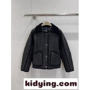 キルティングフロリストン ジャケット バーバリー コピー スーパーコピー クロップド ブラックkid26ziuuWb